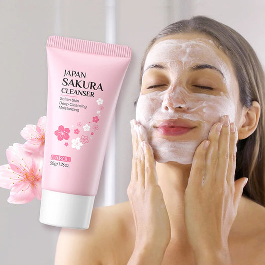 LAIKOU Japan Sakura Cleanser Gentle Deep Cleaning
