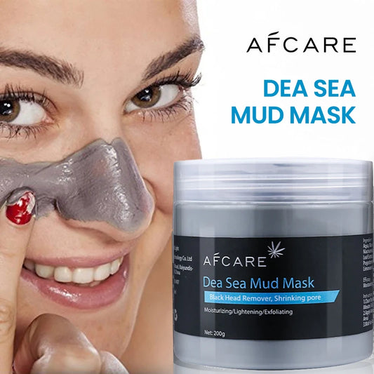 Dead Sea Mud Facial Mask Deep Cleaning Vitamin C Exfoliating